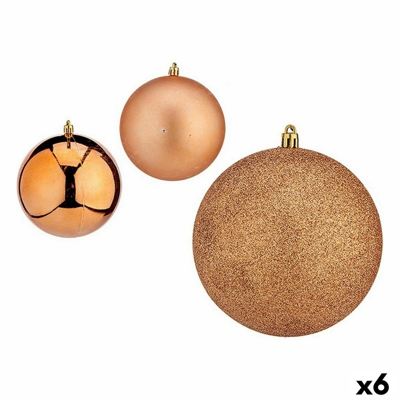 Set di palline di Natale Krist+ 00750 Rame Plastica (6 Unità)