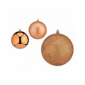 Set di palline di Natale Krist+ 00750 Rame Plastica (6 Unità)