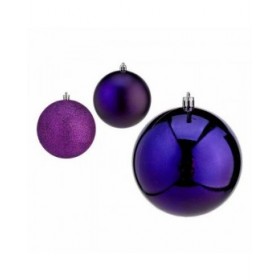Set di palline di Natale Krist+ 00775 Viola Plastica (12 Unità)