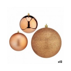 Set di palline di Natale Krist+ 00811 Rame Plastica (12 Unità)