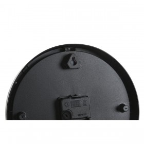 Orologio da Parete DKD Home Decor 25,5 x 4 x 25,5 cm Nero Bianco polistirene (2 Unità)