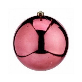 Palla di Natale Krist+ 00841 Rosa Plastica (12 Unità)