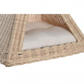 Letto per animali domestici DKD Home Decor Naturale Rattan 45 x 45 x 45 cm