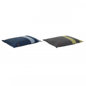 Letto per animali domestici DKD Home Decor 90 x 10 x 70 cm 90 x 70 x 10 cm Grigio Azzurro 2 Unità