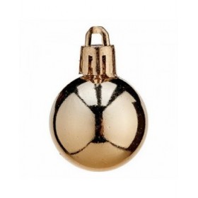 Set di palline di Natale Krist+ K1912468-4 Rame Plastica (12 Unità)