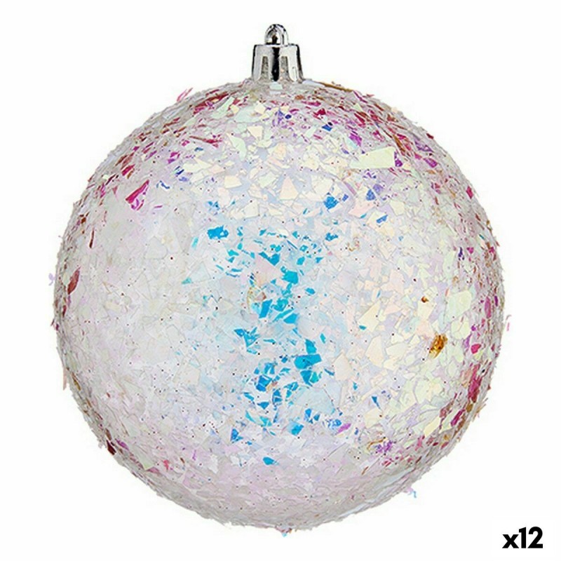 Set di palline di Natale Krist+ 00989-7 Argentato (12 Unità)