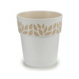 Vaso Autoirrigante Stefanplast Cloe Bianco Plastica 25 x 25 x 25 cm (6 Unità)