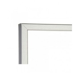 Specchio da parete 82710 Argentato 40 x 142,5 x 3 cm Rettangolare (2 Unità)