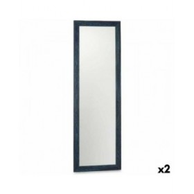 Specchio da parete 82718 Azzurro 48 x 150 x 2 cm Rettangolare (2 Unità)