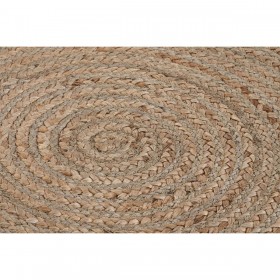 Tappeto DKD Home Decor Scandi Verde Marrone Chiaro Iuta (150 x 150 x 1 cm)