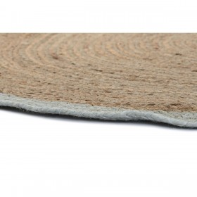 Tappeto DKD Home Decor Scandi Verde Marrone Chiaro Iuta (150 x 150 x 1 cm)