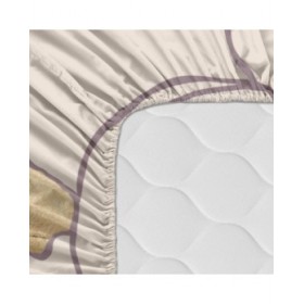 Lenzuolo con angoli HappyFriday White peonies Multicolore 90 x 200 x 32 cm
