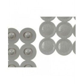 Tappetino Antiscivolo da Doccia Grigio PVC 68 x 36 x 1 cm (6 Unità)