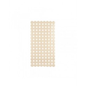 Tappetino Antiscivolo da Doccia Beige PVC 68 x 36 x 1 cm (6 Unità)