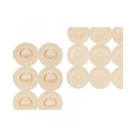 Tappetino Antiscivolo da Doccia Beige PVC 68 x 36 x 1 cm (6 Unità)