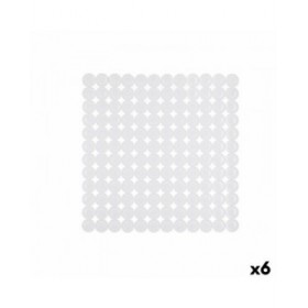 Tappetino Antiscivolo da Doccia Berilo CN-BM630 - 306 Bianco PVC 68 x 36 x 1 cm (6 Unità)