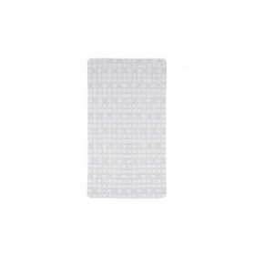 Tappetino Antiscivolo da Doccia Quadri Trasparente PVC 67,7 x 38,5 x 0,7 cm (6 Unità)