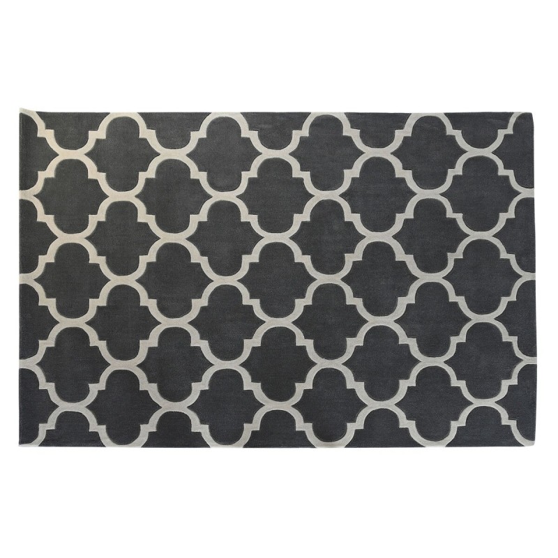 Tappeto DKD Home Decor 160 x 230 x 2 cm Grigio Poliestere Etnico