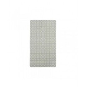 Tappetino Antiscivolo da Doccia Berilo BM509 - 311 Grigio PVC 67,7 x 38,5 x 0,7 cm Quadri (6 Unità)