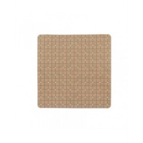 Tappetino Antiscivolo da Doccia Berilo BM509S - 316 Beige PVC 50,3 x 50,3 x 0,7 cm Quadri (6 Unità)
