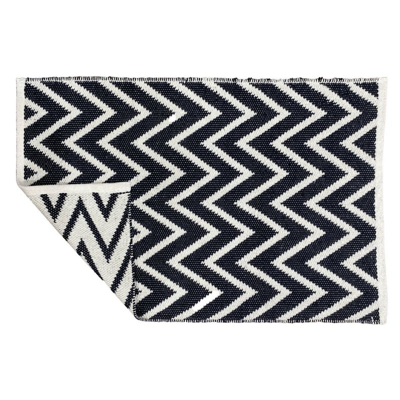 Tappeto DKD Home Decor Poliestere Zig zag Bicolore 160 x 230 x 1 cm
