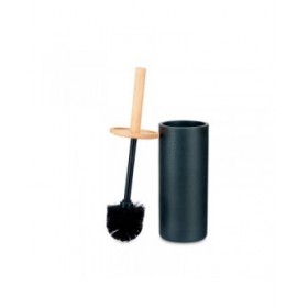 Scopino per il Bagno Berilo B5456BC-5 - 440 Nero Legno Resina 10,2 x 38 x 10,2 cm (4 Unità)