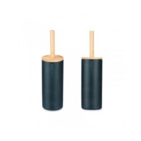 Scopino per il Bagno Berilo B5456BC-5 - 440 Nero Legno Resina 10,2 x 38 x 10,2 cm (4 Unità)