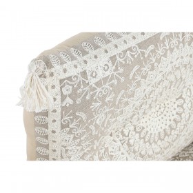 Poltrona DKD Home Decor Bianco Beige 90 x 56 x 15 cm