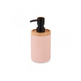 Dispenser di Sapone Berilo B5456BC-1 - 448 Rosa Legno Resina Plastica 9,5 x 18,5 x 7,8 cm (6 Unità)