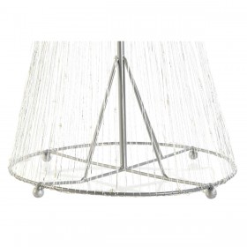 Decorazione Natalizia DKD Home Decor Argentato 25 x 25 x 60 cm