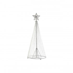 Decorazione Natalizia DKD Home Decor Argentato 25 x 25 x 60 cm