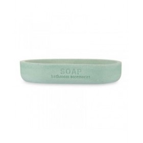 Portasapone Berilo B5456BC-4 - 456 Menta Resina Bambù 12,5 x 2,5 x 8,5 cm (6 Unità)
