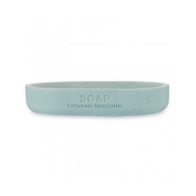 Portasapone Berilo B5456BC-4 - 457 Azzurro Resina Bambù 12,5 x 2,5 x 8,5 cm (6 Unità)