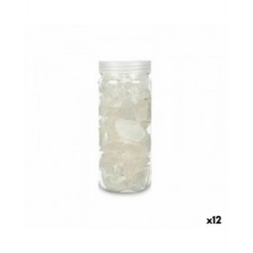 Pietre Decorative 600 g Quarzo Bianco (12 Unità)