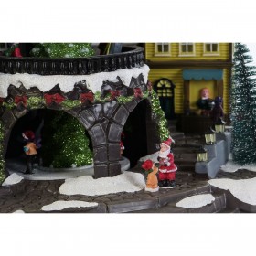 Decorazione Natalizia DKD Home Decor Multicolore Musicale 40 x 26 x 32,5 cm