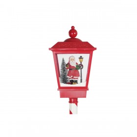 Lampioni DKD Home Decor Bianco Rosso Metallo 30 x 30 x 180 cm