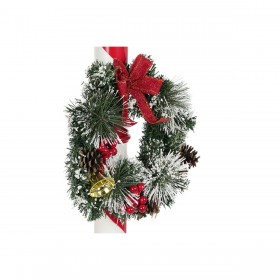 Lampioni DKD Home Decor Bianco Rosso Metallo 30 x 30 x 180 cm