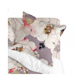 Federa HappyFriday White Peonies Multicolore 80 x 80 cm