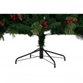 Albero di Natale DKD Home Decor Rosso Verde Polietilene 100 x 100 x 180 cm