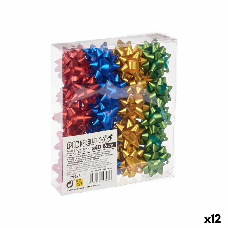 Lacci Pincello 4 PVC 5 x 3,5 x 5 cm Mat Multicolore (12 Unità)