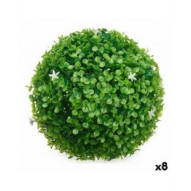 Pianta Decorativa Ibergarden 555 Plastica Fiori Fogli Sfera 22 x 22 x 22 cm (8 Unità)
