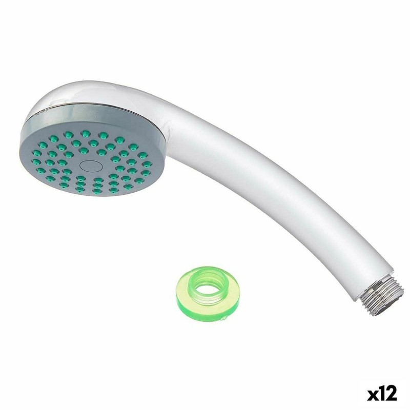 Soffione Berilo 176 Argentato Metallo Plastica 6,7 x 18,5 x 6,7 cm (12 Unità)