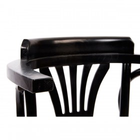 Poltrona da terra DKD Home Decor Nero 59 x 46 x 78 cm