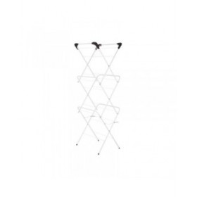 Stendibiancheria Pieghevole Kipit WR4062A-1NB-489 Bianco Nero polipropilene Ferro 47 x 41 x 136 cm Verticale (5 Unità)