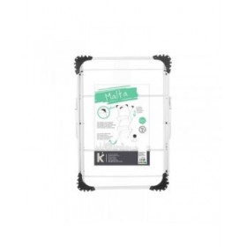 Stendibiancheria Pieghevole Kipit WR4062A-1NB-489 Bianco Nero polipropilene Ferro 47 x 41 x 136 cm Verticale (5 Unità)