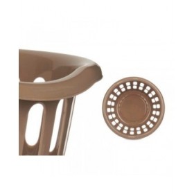 Cesto Kipit 8066-T Taupé polipropilene 27 L 40 x 25 x 40 cm (18 Unità)