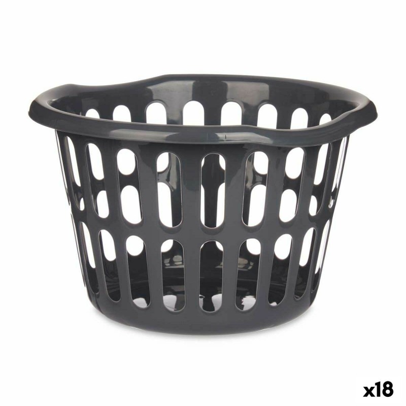 Cesto Kipit 8066-A Antracite polipropilene 27 L 40 x 25 x 40 cm (18 Unità)