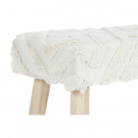 Poggiapiedi DKD Home Decor Bianco Marrone Città 60 x 30 x 40 cm