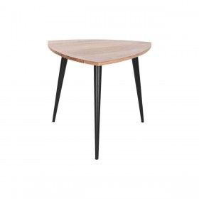 Tavolino da Caffè DKD Home Decor Metallo Acacia 90 x 90 x 76 cm