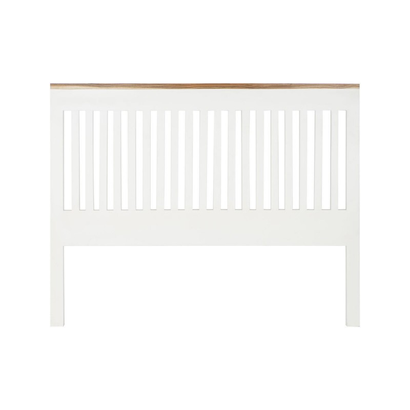 Testiera del Letto DKD Home Decor Bianco Marrone Acacia Legno di mango 165 x 3 x 135 cm